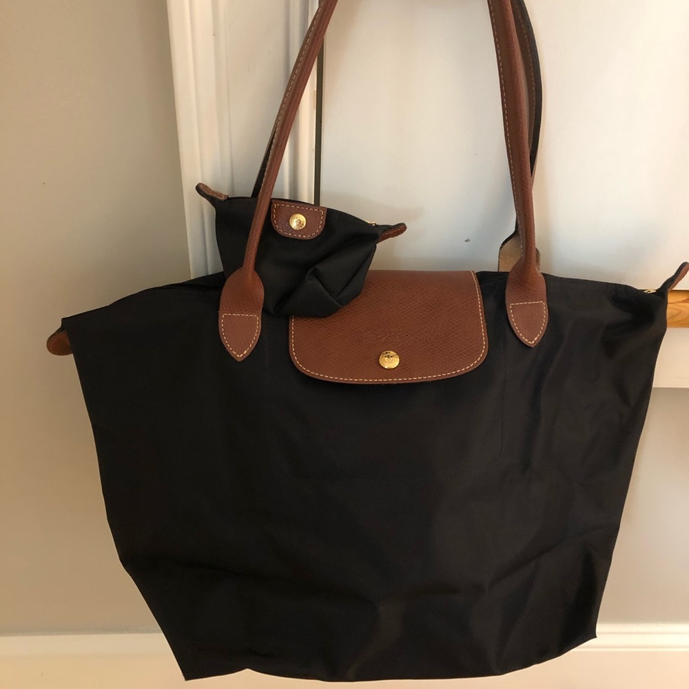 Longchamp Large Le Pliage Tote & Coin Purse